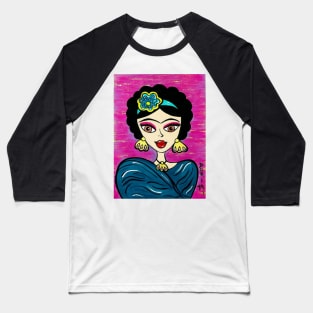 Frida_baby azul profundo Baseball T-Shirt